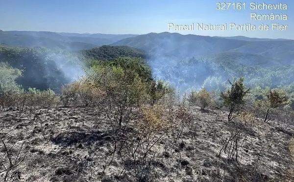 IGSU: Peste 600 de incendii au ars, în trei zile, o suprafață de aproximativ 2.750 de hectare de teren  