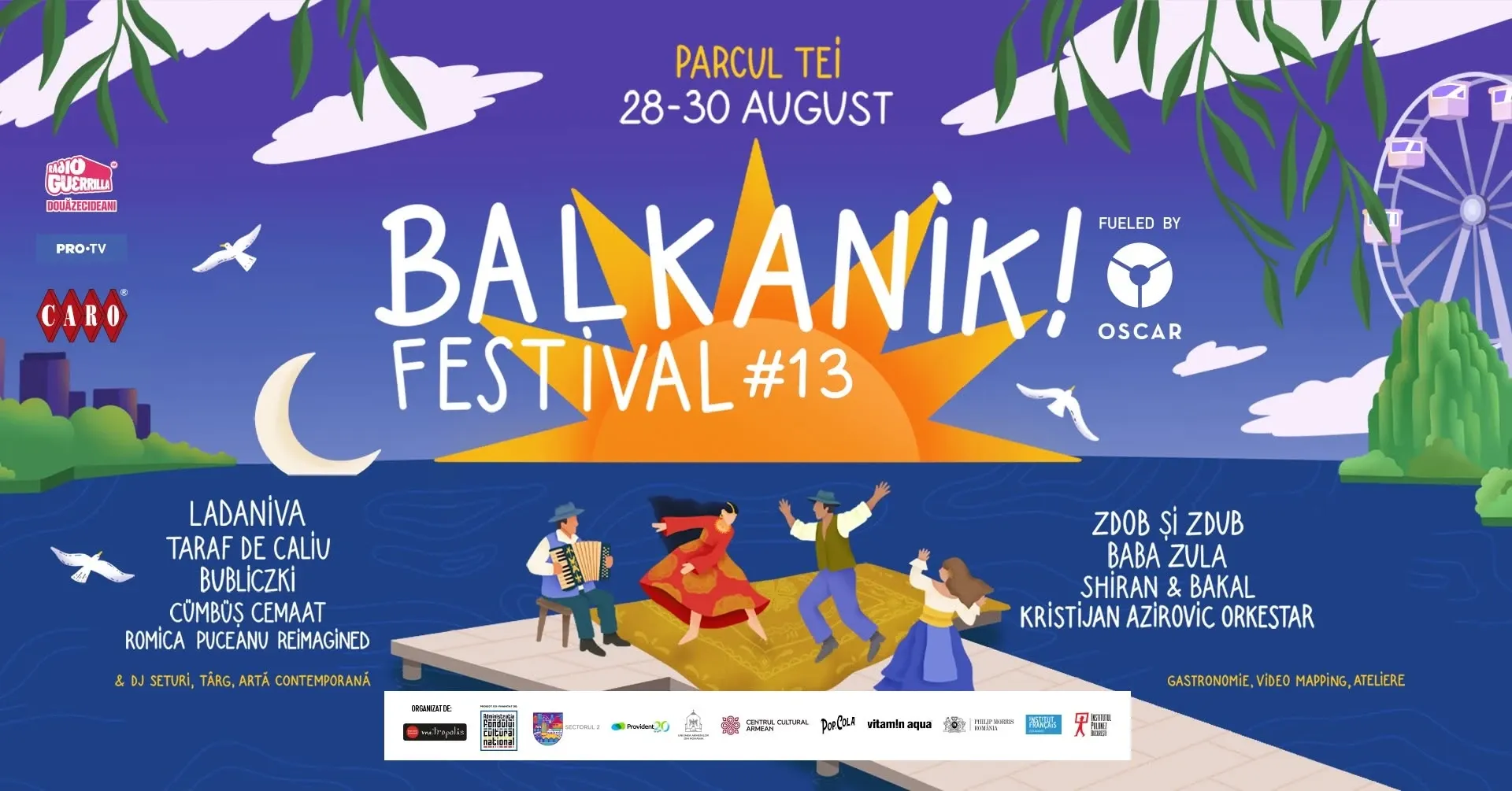 Până duminică, Parcul Tei găzduiește Festivalul Balkanik